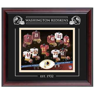   Washington Redskins Team Evolution 8 x 10 Framed Photo   NFLShop