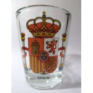  Spain Coat Of Arms Shot Glass