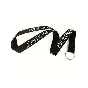  L 1166    3/4 Ribbed Woven Polyester Lanyards Office 