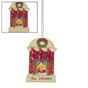  Personalized Stockings Family Ornament   Three Stockings 
