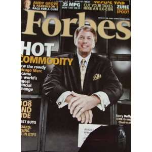 Forbes Magazine January 28 2008 Hot Commodity Chicaga Merc