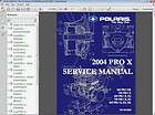 2004 Polaris Pro X Snowmobile Service Repair Manual CD   ProX 440 550 