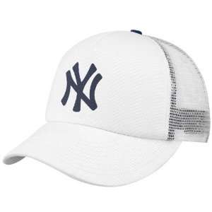 Nike New York Yankees White MLB Foam Trucker Adjustable Hat:  