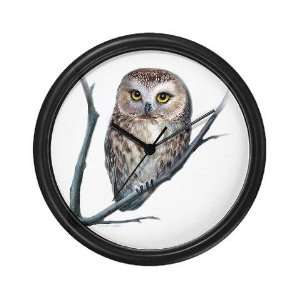  little owl Art Wall Clock by 