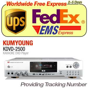 New KUMYOUNG KDVD 2500 KARAOKE DVD DivX Player Latest POP K POP Song 