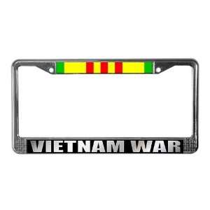 Vietnam Veteran Service Ribbon Military License Plate Frame by 