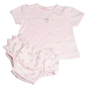   Baby   Monkey Business Tee and Ruffle Bottom Diaper Cover: Baby