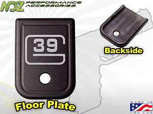 For Glock .45 GAP Mag Magazine Floor Base Plate Model 39  