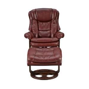 Reed Brown Chair & Ottoman 