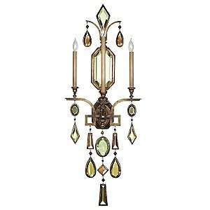   Encased Gems 2 Light Wall Sconce by Fine Art Lamps: Home Improvement