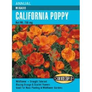  Poppy, California Mikado Seeds Patio, Lawn & Garden
