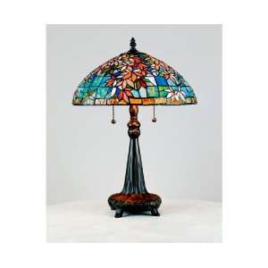  Tiffany Lamps Flowering Tree Table Lamp: Home & Kitchen