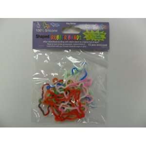    Dog Shapes 2 In 1 Style Tie Dye And Glow Rubber Bands Toys & Games