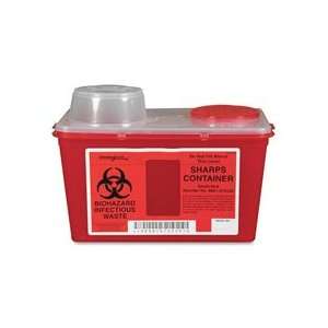  Unimed Sharps 4qt Chimney Top Container: Office Products
