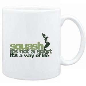  Mug White  Squash WAY OF LIFE Squash  Sports Sports 