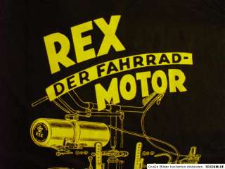 Rex Hilfsmotor T Shirt Fahrradmotor Frontmotor Schnitt  