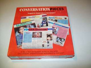CONVERSATION PIECES Jigsaw Puzzle NEWSPAPER SHAPED  