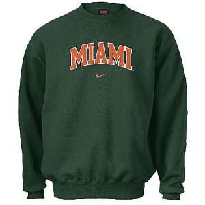  Miami Hurricanes College Embroidered Crewneck Sweatshirt 