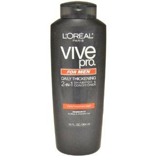 Vive Pro for Men 2 in 1 Daily Thickening Shampoo and Conditioner, Fine 