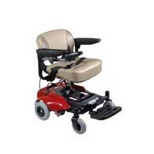   Geo 4 Wheel Powered Wheelchair Base   Red: Health & Personal Care
