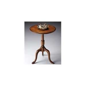 Butler Round Accent Table Old World Cherry   6023102: Home 