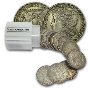  1896 O Morgan Dollar   Extra Fine Roll 20 Coins Toys 