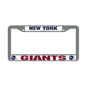  New York Giants NFL Chrome License Plate Frame Sports 