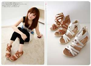  Wedges High Heels Shoes Girls Womens Japanese Korean Fashion Style