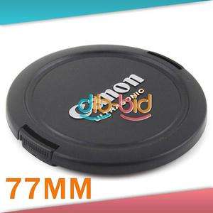 New 77mm Lens Cap Hood Cover Snap on for Canon Camera  