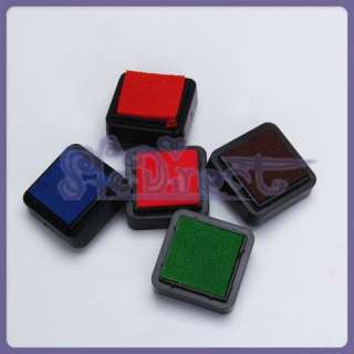 New Set of 5 Color INK Stamp Pads Scrapbook Craft Art  