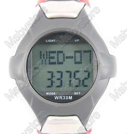   Pulse Heart Rate Monitor with Pedometer and Backlight Watch  R  