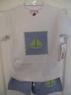NWT Castles and Crowns SAIL AWAY boys swimsuit set 2t  
