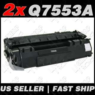 HP Q7553X (HP 53X) Black Toner Cartridge for LaserJet P2015dn P2015d 