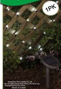 New 78 LED Solar Lattice Garden Grass Path Lights Lamps  