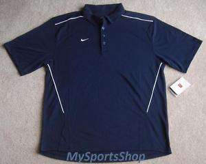 Nike Team FIT DRY Game Day UV Polo, Blue, Large (L)  