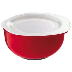 Kaiser 665047 Color Bowl Teigschüssel 2,5 L, rot/weiß  