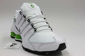 NIKE MEN SHOX NZ RUNNING SHOES NEW SUPREME AUTHENTIC WHITE LIME GREEN 