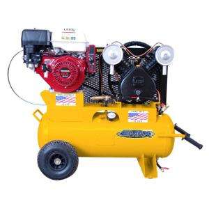 EMAX 8 HP Gas 17 Gal. Single Stage Portable With Wheels Air Compressor 