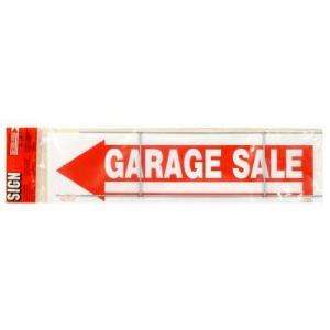 Hillman 6 In. X 24 In. Plastic Garage Sale Sign 842228 at The Home 