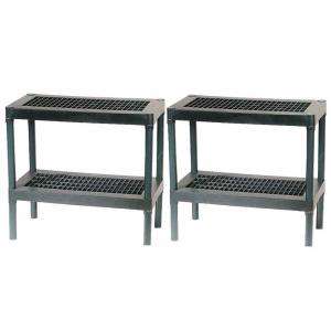 Rion Greenhouse 2 Tier Staging Benches (2 Pack) 2 Tier Shelf at The 