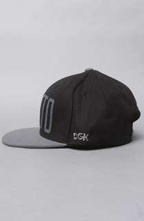 DGK The Ghetto Starter Cap in Black Grey  Karmaloop   Global 