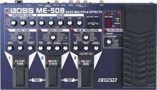 Exclusively at Kraft Music The Boss ME50B Bass Multi Effects PEDAL 