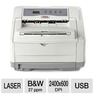 Okidata B4600 Digital Monochrome Laser Printer, Up To 2400 x 600 dpi 