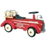  Retro Feuerwehrwagen Rutschauto für Kinder Bobby Car 