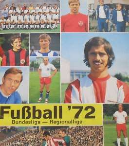 10 Sammelbilder Bergmann Fußball 72 (Auswahl aus 151)  