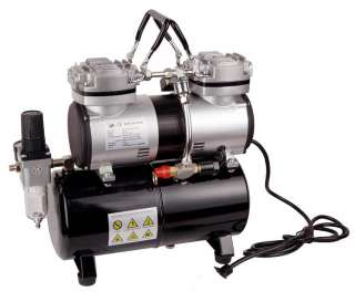 Airbrush Kompressor Zweizylinderkompressor AS 196 NEU  