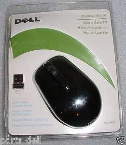 New Retail Dell 3 Button Black Wireless Mouse WM311  