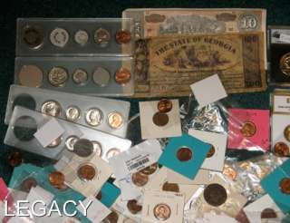 LARGE LOT OF COINS GREAT FOR FLEA MARKET SELLER (RS  