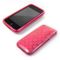   Pink SOFT Crystal Gel Case Cover for iPhone 3GS/3G Free Postage  