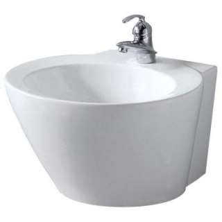Foremost Luzern Wall Mounted Lavatory in White 08 0010 W at The Home 